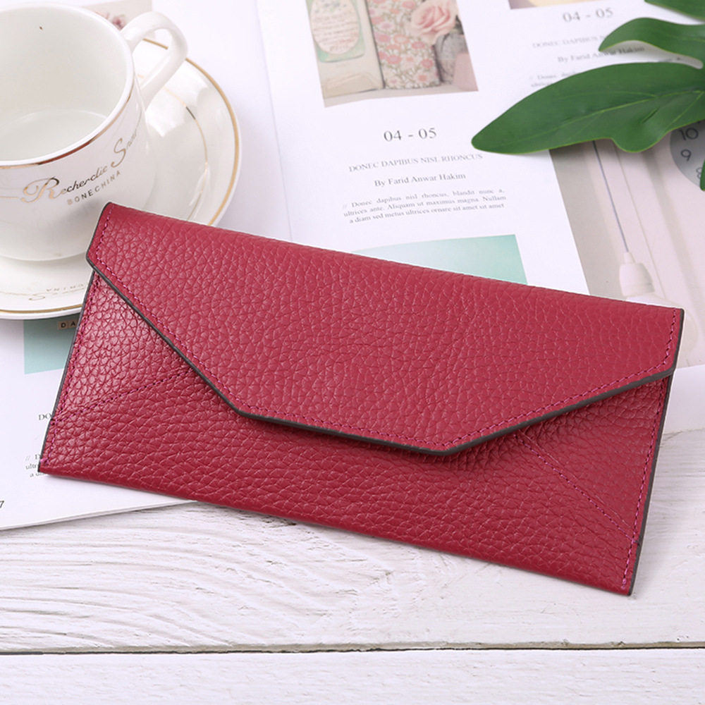 Modern Women Wallet Card Women's Version Wallet, Cowhide Soft Korean Paul Holder Multi-card Leather Long Of Style New Jmwlt, Red;black
Modern Women Wallet Card Women's Version Wallet, Cowhide Soft Korean Paul Holder Multi-card Leather Long Of Style New Jmwlt, Red;black