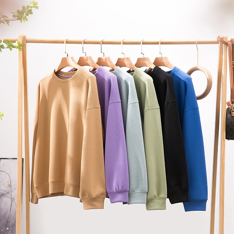 2021 autumn new women's Korean solid color Pullover Sweater round neck loose medium and long air sweater, Khaki
2021 autumn new women's Korean solid color Pullover Sweater round neck loose medium and long air sweater, Khaki