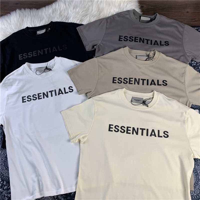 21ss High Quality Essential T-Shirt Loose Letter Fashion Mens And Womens Short Sleeve Essential T-Shirt Black White Gray Khaki
21ss High Quality Essential T-Shirt Loose Letter Fashion Mens And Womens Short Sleeve Essential T-Shirt Black White Gray Khaki