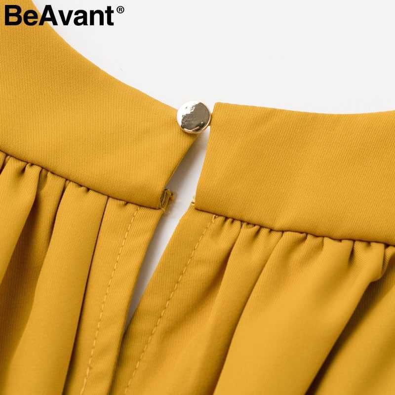 BeAvant Elegant bodycon autumn office dress women V neck batwing sleeve female mermaid dresses High waist slim ladies vestidos 210709