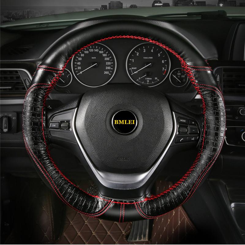 Steering Wheel Covers DIY Cover Soft Anti Slip 100% Genuine Leather Cowhide Braid With Needle Thread Car-Styling Interior Accessories
Steering Wheel Covers DIY Cover Soft Anti Slip 100% Genuine Leather Cowhide Braid With Needle Thread Car-Styling Interior Accessories
