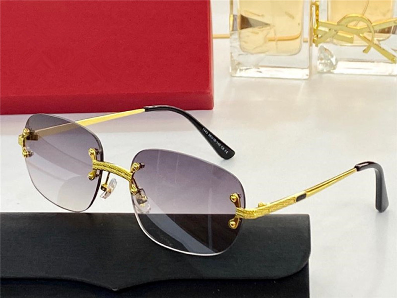 1442 Fashion Summer style Gradient lens Sunglasses UV 400 Protection for men and Women Vintage square metal Frameless Top Quality Come With, White;black
1442 Fashion Summer style Gradient lens Sunglasses UV 400 Protection for men and Women Vintage square metal Frameless Top Quality Come With, White;black