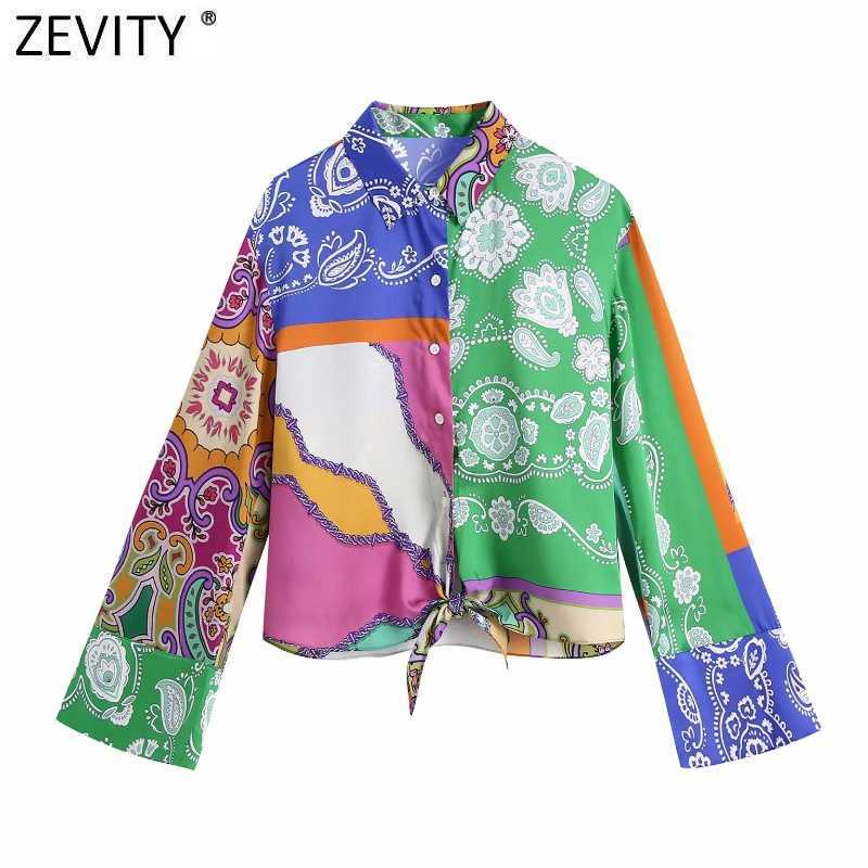 Zevity Women Vintage Cloth Patchwork Printing Casual Smock Blouse Ladies Hem Bowknot Kimono Shirts Chic Retro Blusas Tops LS9391 210603, Bb p1122
Zevity Women Vintage Cloth Patchwork Printing Casual Smock Blouse Ladies Hem Bowknot Kimono Shirts Chic Retro Blusas Tops LS9391 210603, Bb p1122