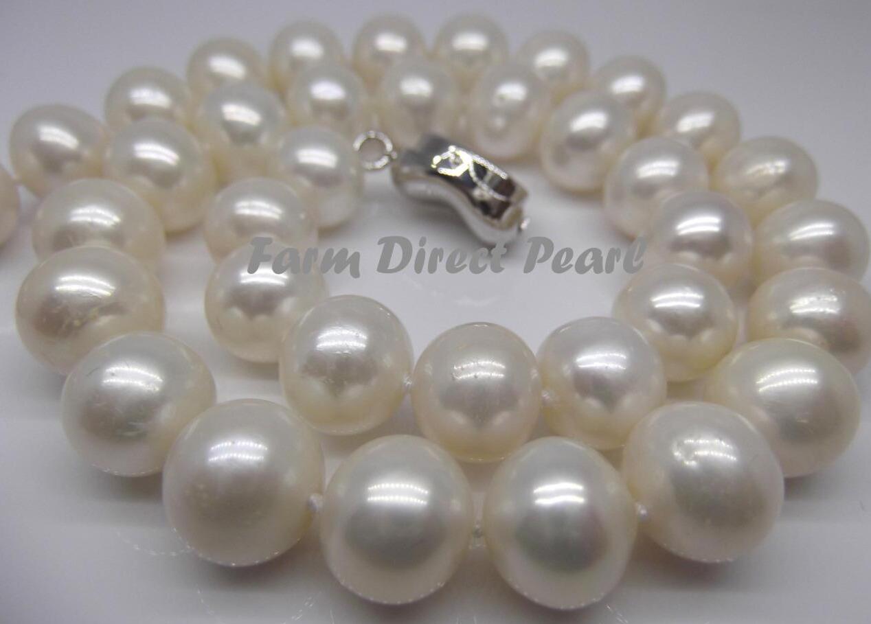 fine pearls Beaded Necklaces jewelry natural 18" Inch Choker Genuine ROUND 10-11mm White Pearl Necklace
fine pearls Beaded Necklaces jewelry natural 18" Inch Choker Genuine ROUND 10-11mm White Pearl Necklace