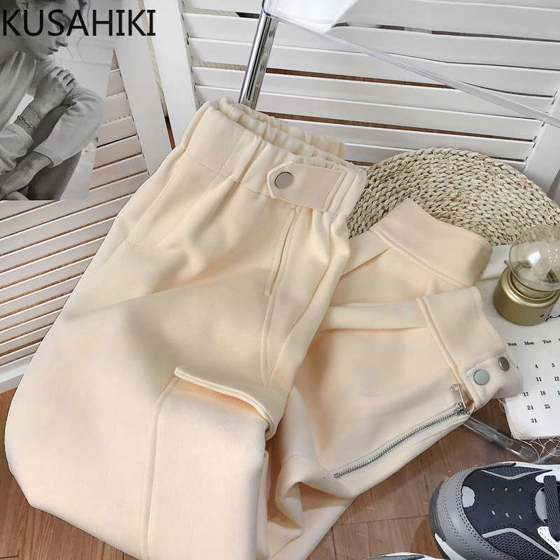 KUSAHIKI Safari Style Causal Sweatpants Women Spring Stretch High Waist Ankle Trousers Korean Zipper Harem Pants 6E345 210602, Gray
KUSAHIKI Safari Style Causal Sweatpants Women Spring Stretch High Waist Ankle Trousers Korean Zipper Harem Pants 6E345 210602, Gray