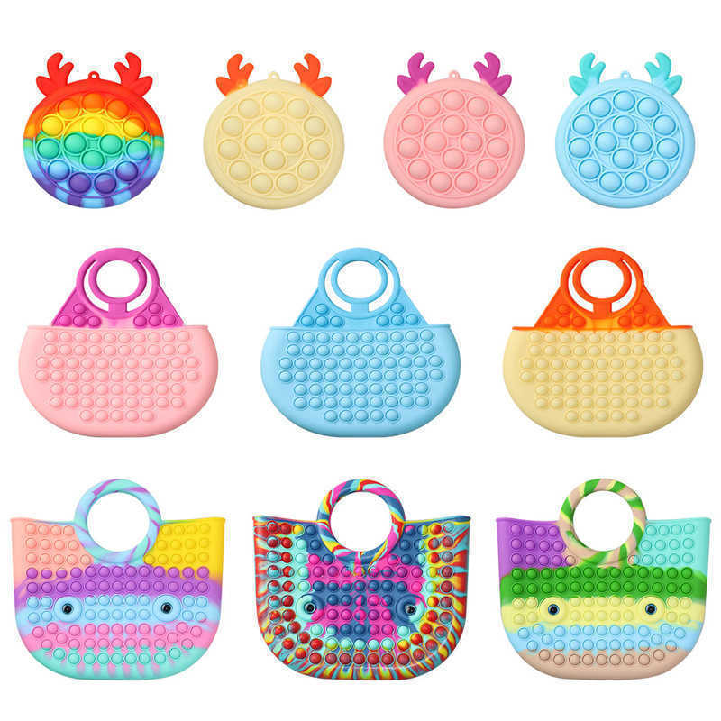 Push Pop Fidget Bag Bubble Popper Toys Hand Bag Tote Purses Kids Novelty Fidget Toys Sensory Rainbow Gradient Silicone Handbags Finger Puzzle G83QE3N, Vintage(6.18)
Push Pop Fidget Bag Bubble Popper Toys Hand Bag Tote Purses Kids Novelty Fidget Toys Sensory Rainbow Gradient Silicone Handbags Finger Puzzle G83QE3N, Vintage(6.18)