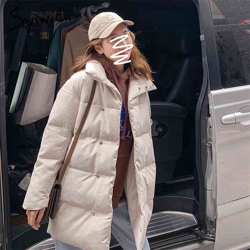 long winter coat women parkas oversized clothing elegant Cotton sastans puffer jacket beige ladies tops bubble 210607
long winter coat women parkas oversized clothing elegant Cotton sastans puffer jacket beige ladies tops bubble 210607
