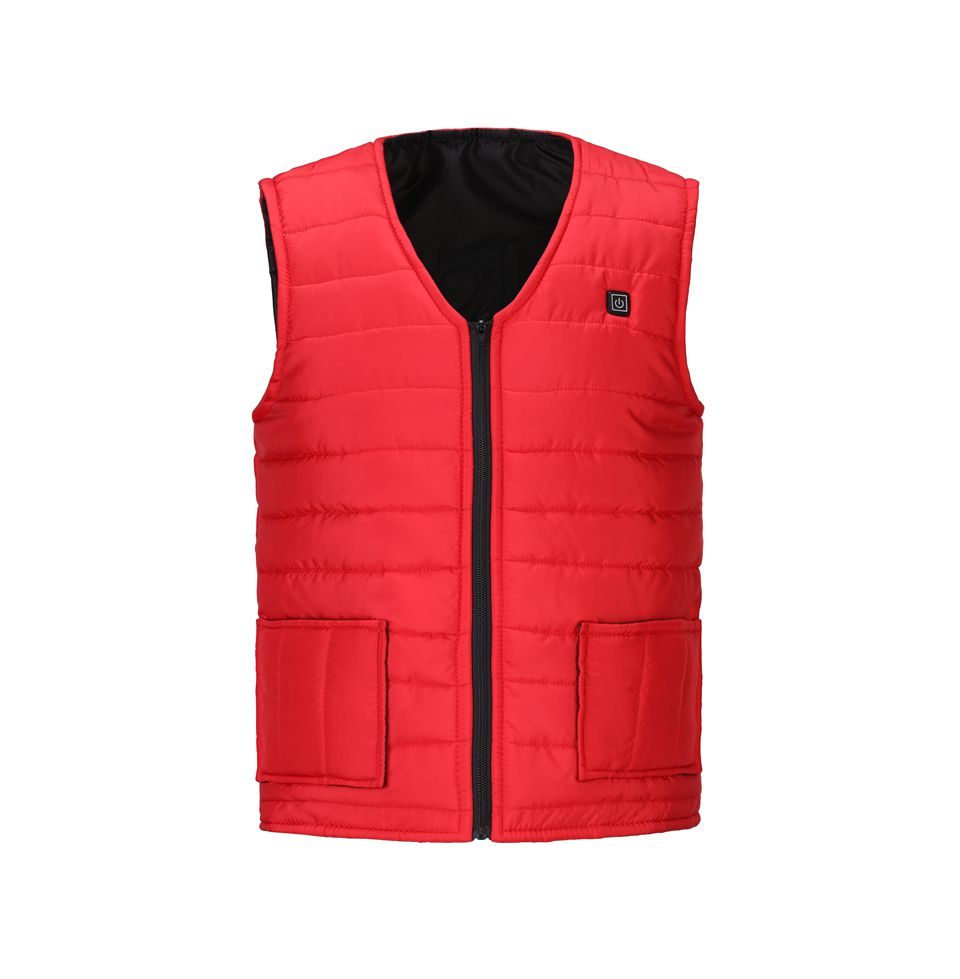 Electric Heated Vest Washable Jacket Caot USB Charging Heating Body Warmer Gilet with Adjustable Temperature for Women Men Warm Wa