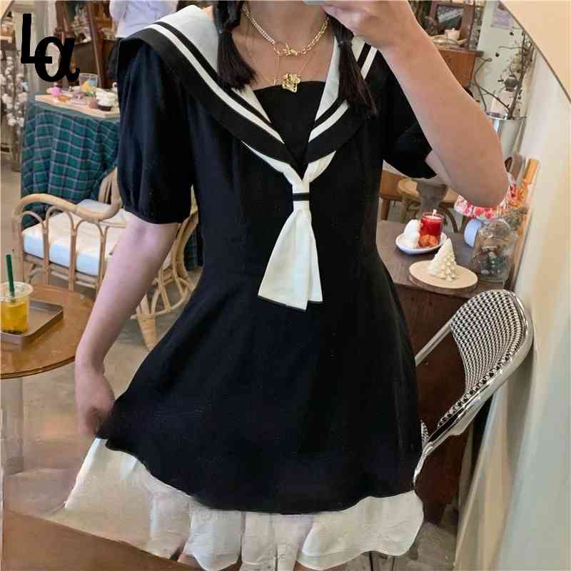 Japanese Style Kawali Dress Women Lolita Gothic Soft Sweet Vintage Ruffle Hepburn Party Casual Summer 210519, Black
Japanese Style Kawali Dress Women Lolita Gothic Soft Sweet Vintage Ruffle Hepburn Party Casual Summer 210519, Black