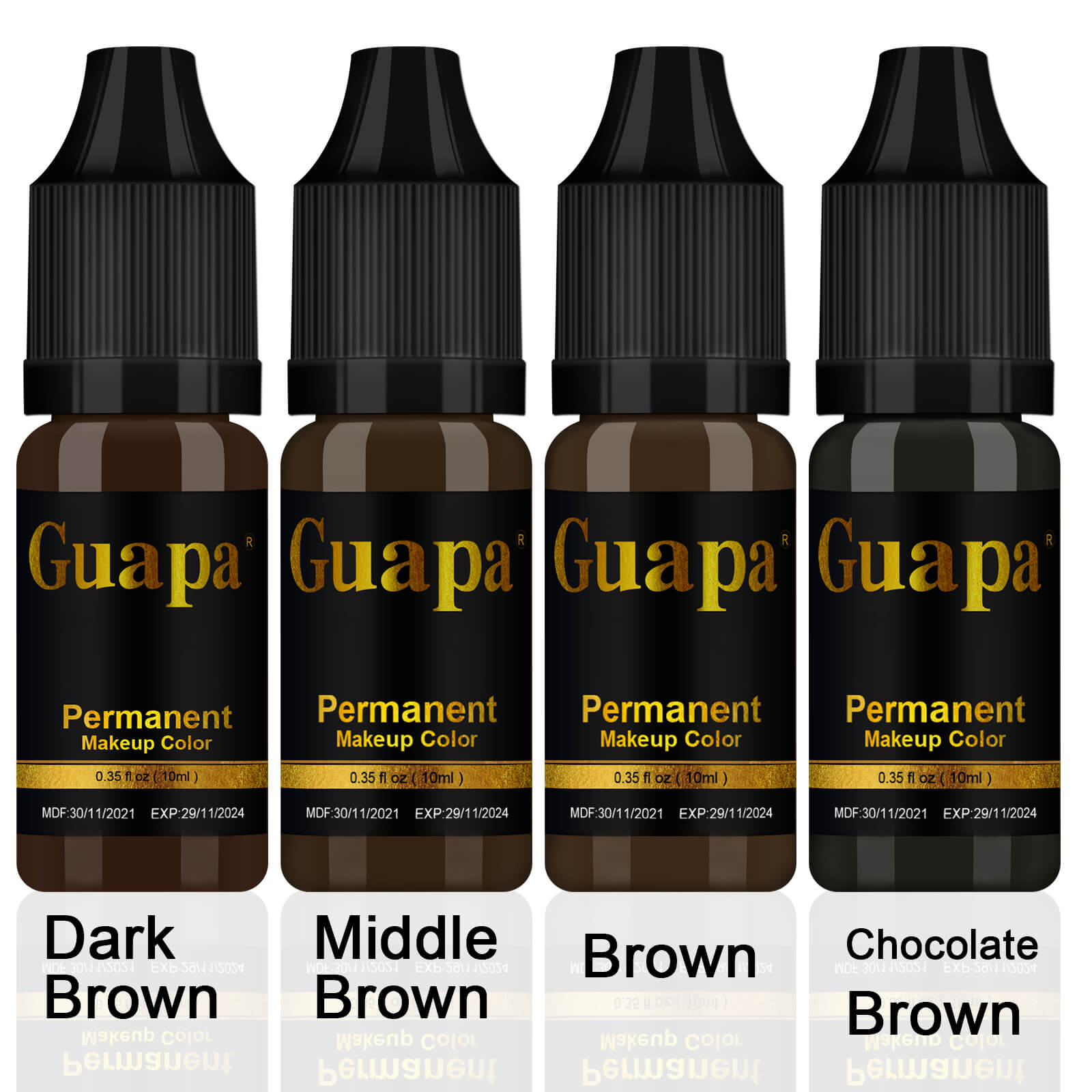 4PCS Eyebrow Microblading Pigment Ink Dark Brown Tattoo Ink Permanent Makeup Eyeliner Tattoo Ink Set for Microshading Brows
4PCS Eyebrow Microblading Pigment Ink Dark Brown Tattoo Ink Permanent Makeup Eyeliner Tattoo Ink Set for Microshading Brows