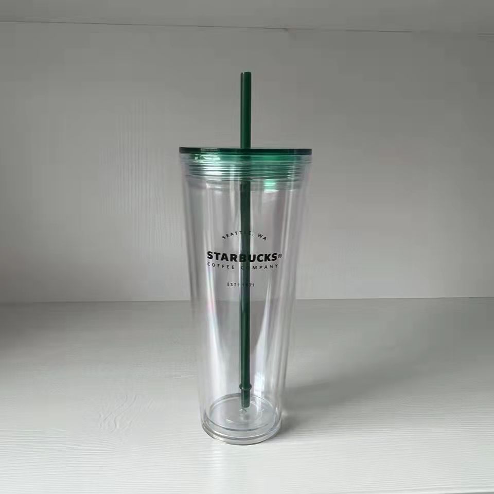 24OZ/710ml Starbucks Tumblers Bear Straw Double Plastic Straw Cup With Large Capacity Coffee Cups Gift Mug
24OZ/710ml Starbucks Tumblers Bear Straw Double Plastic Straw Cup With Large Capacity Coffee Cups Gift Mug