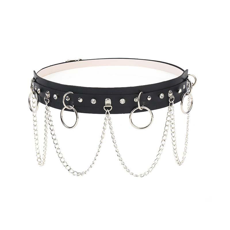 Punk Women Belt Metal Rivet Chain Square Needle Buckle PU Female Girdle High Quality Ladies Decoration Waistband KT146 Belts, Black;brown
Punk Women Belt Metal Rivet Chain Square Needle Buckle PU Female Girdle High Quality Ladies Decoration Waistband KT146 Belts, Black;brown