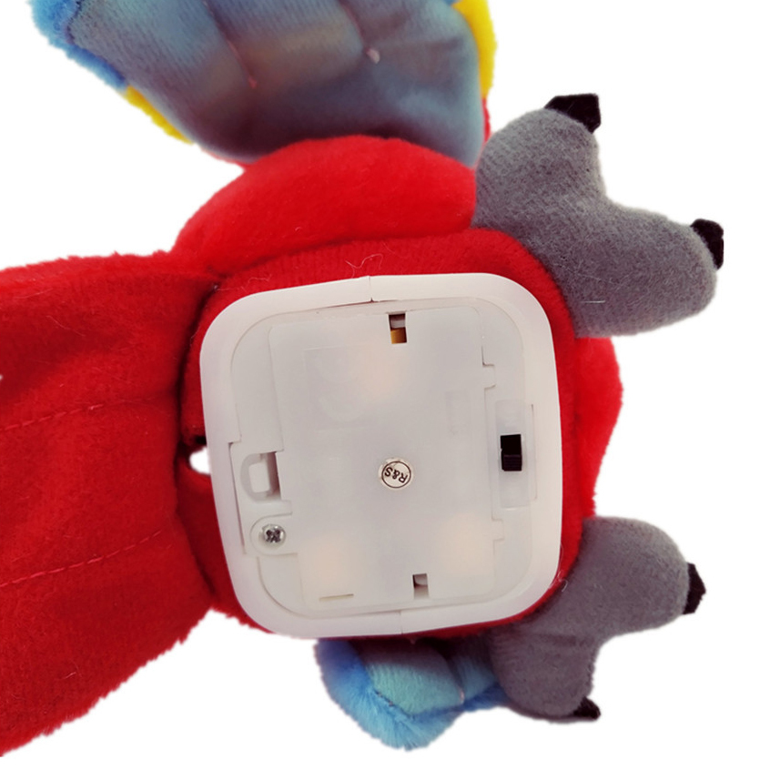 Pet Toy Cute Electric Talking Parrot Soft Toy Talking Record Soft Toy Of Electronic Bird Waving Its Wings Repeatedly