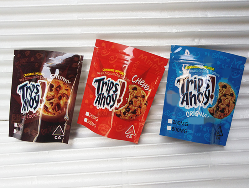 empty Edible Packaging mylar bag TRIPS AHOY 250mg 500mg gummy packs zipper top heat seal baggies
empty Edible Packaging mylar bag TRIPS AHOY 250mg 500mg gummy packs zipper top heat seal baggies