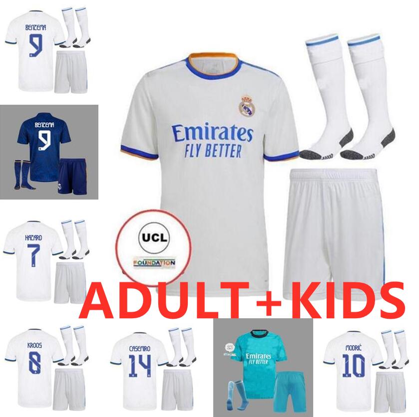 adult kids kit+socks REAL MADRID soccer jerseys 21 22 BENZEMA HAZARD SERGIO RAMOS Casemiro ASENSIO VINICUS JR MODRIC 2021 2022 camiseta men full sets football shirts, Multi
adult kids kit+socks REAL MADRID soccer jerseys 21 22 BENZEMA HAZARD SERGIO RAMOS Casemiro ASENSIO VINICUS JR MODRIC 2021 2022 camiseta men full sets football shirts, Multi