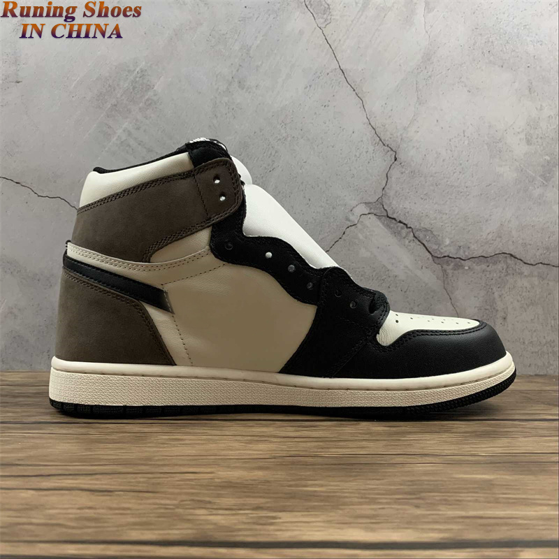 Jumpman 1 High OG Dark Mocha Basketball Shoes Top Quality Mens Womens 1s Black White Designer Sports Sneakers Size EU36-47.5
Jumpman 1 High OG Dark Mocha Basketball Shoes Top Quality Mens Womens 1s Black White Designer Sports Sneakers Size EU36-47.5