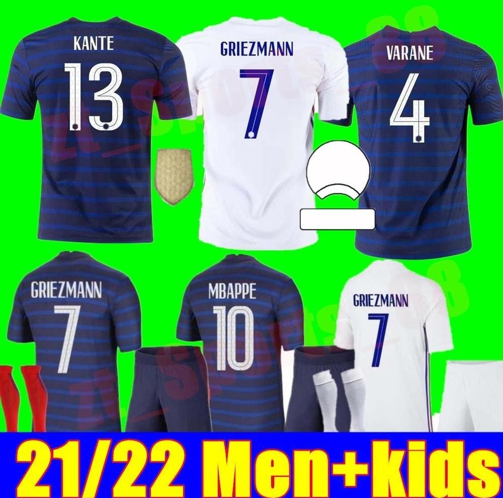 MBAPPE GRIEZMANN POGBA GIROUD KANTE FRANCE jerseys 2021 home away Soccer jersey Football shirts adult men + kids kit, Kids home+socks
MBAPPE GRIEZMANN POGBA GIROUD KANTE FRANCE jerseys 2021 home away Soccer jersey Football shirts adult men + kids kit, Kids home+socks