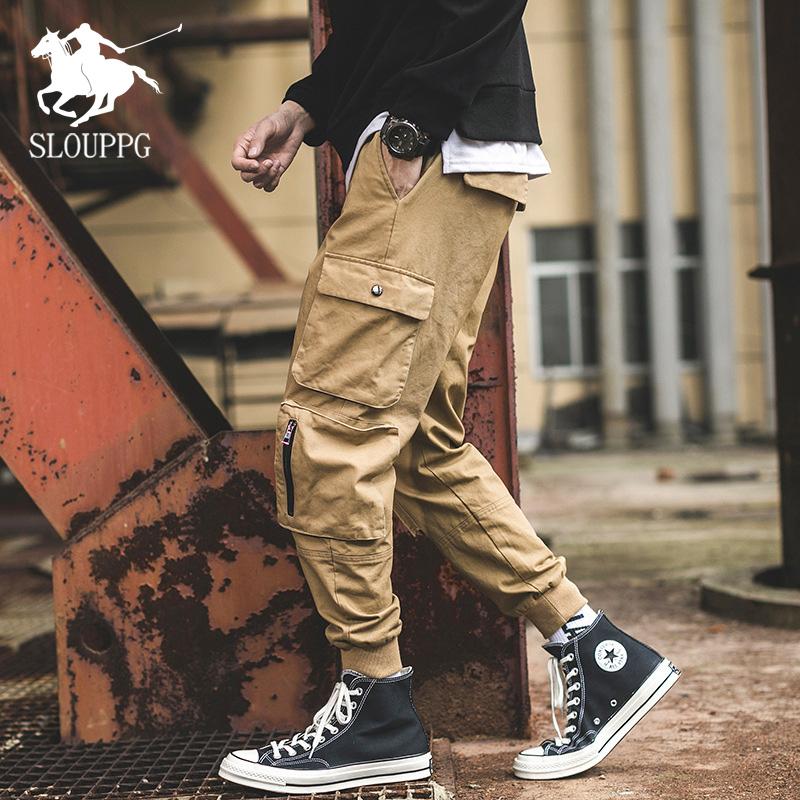 Men's Pants 2021 SLOUPPG Men Fashion Streetwear Mens Jogger Ribbons Cotton Cargo Pant Trousers Elastic Waist Harem, Black
Men's Pants 2021 SLOUPPG Men Fashion Streetwear Mens Jogger Ribbons Cotton Cargo Pant Trousers Elastic Waist Harem, Black