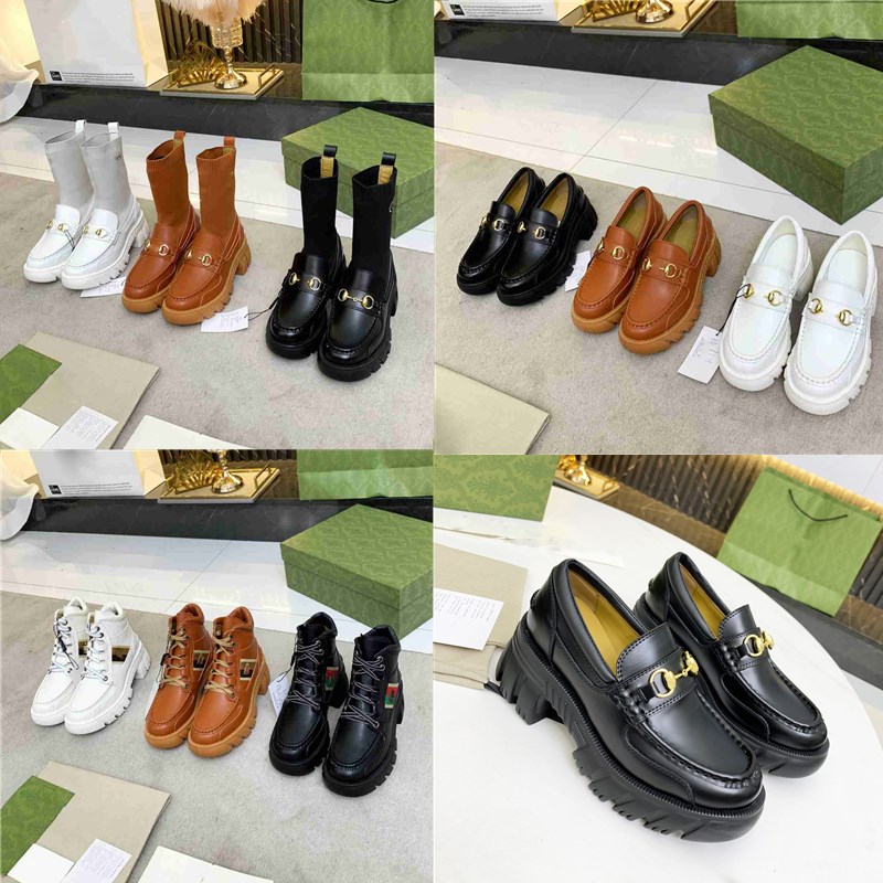 Designer Title Buckle Horse Boots Women Bee Thick Sole Platform 5CM Socks Shoes Ladies Short Ankle Boot Cowhide Genuine Leather Luxury Diamonds High Top Shoe 35-41
Designer Title Buckle Horse Boots Women Bee Thick Sole Platform 5CM Socks Shoes Ladies Short Ankle Boot Cowhide Genuine Leather Luxury Diamonds High Top Shoe 35-41