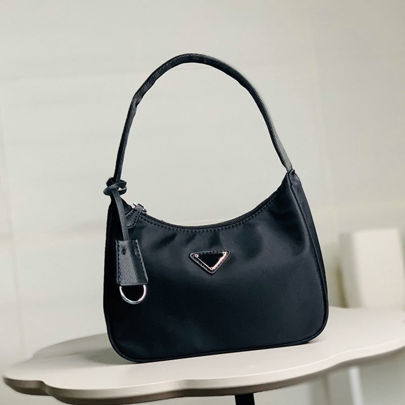 Classic Women Shoulder Bag Nylon Hobo Axillary Wallets Vintage Handbag Purse Brand Letter Triangle Sign Small Tote Waterproof Fabric Multiple Colors, A box
Classic Women Shoulder Bag Nylon Hobo Axillary Wallets Vintage Handbag Purse Brand Letter Triangle Sign Small Tote Waterproof Fabric Multiple Colors, A box