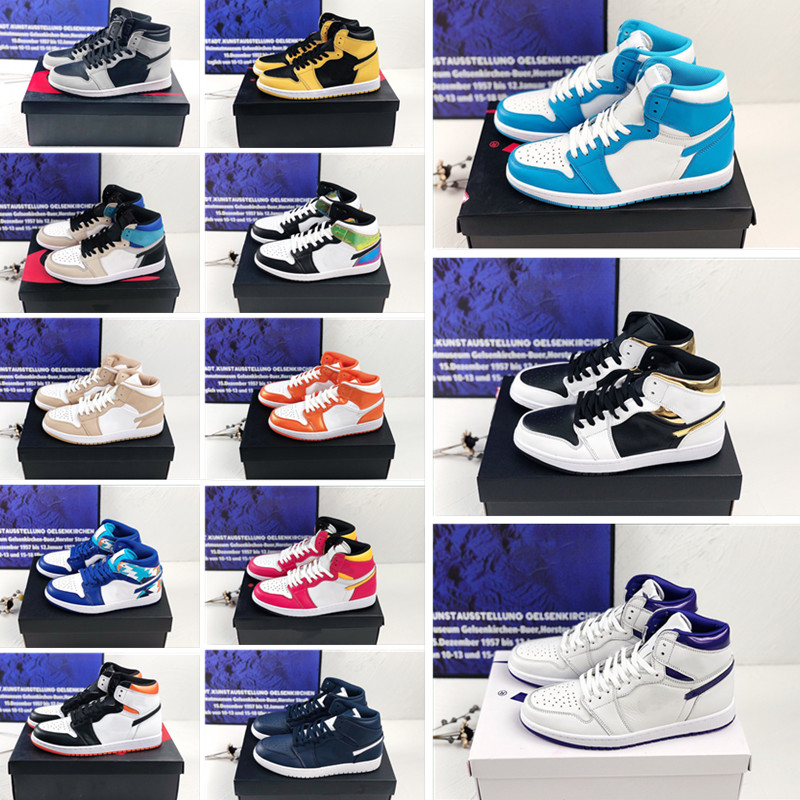 Air Jorden 1s With Box Jumpman 1 OG Basketball Shoes Retro Mens Womens High Prototype Dark Mocha Jordon Mid Dutch Green White Shadow Jodan S
Air Jorden 1s With Box Jumpman 1 OG Basketball Shoes Retro Mens Womens High Prototype Dark Mocha Jordon Mid Dutch Green White Shadow Jodan S
