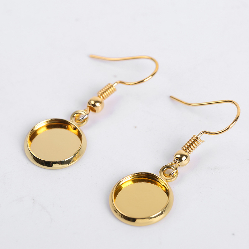 Jewelry Making Jewelry Findings Components Fit 10 12 14 16 18 20mm 25mm Round Cabochons Earring Blank Setting Bezel Base For C3
