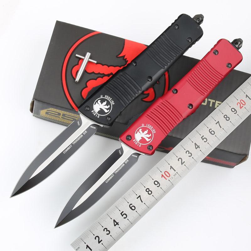 Microtech Ultratech UTX-85 Troodon Knife UT D2 Blade 6061-T6 Aluminum(CNC) handle Outdoor camping survival knives EDC tool
Microtech Ultratech UTX-85 Troodon Knife UT D2 Blade 6061-T6 Aluminum(CNC) handle Outdoor camping survival knives EDC tool
