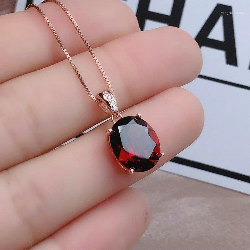 Chains Garnet Pendant Simple Clavicle Ruby Necklace Girls' Day Holiday Gift Jewelry Accessories
Chains Garnet Pendant Simple Clavicle Ruby Necklace Girls' Day Holiday Gift Jewelry Accessories