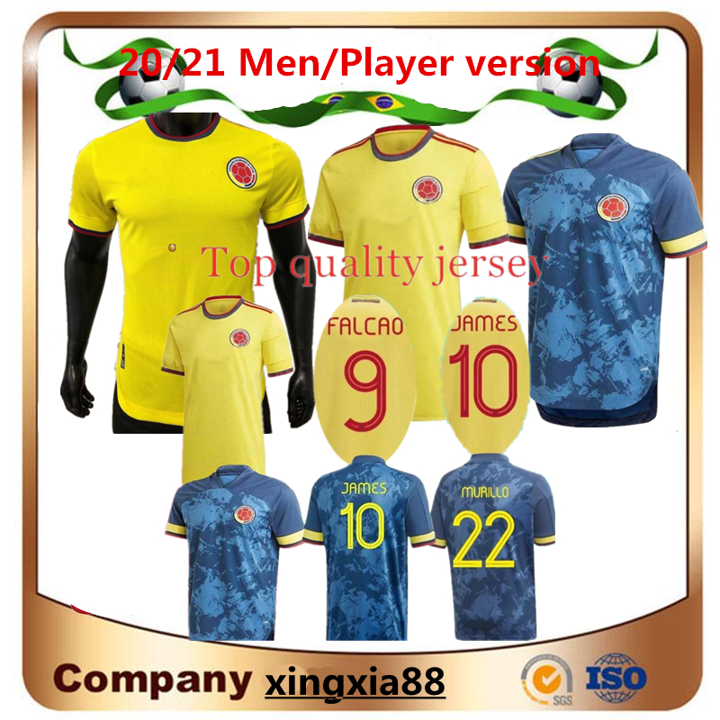 Thailand quality Colombia away soccer jersey JAMES copa america colombia football shirt FALCAO Camiseta de futbol maillot, 20/21 home 
Thailand quality Colombia away soccer jersey JAMES copa america colombia football shirt FALCAO Camiseta de futbol maillot, 20/21 home