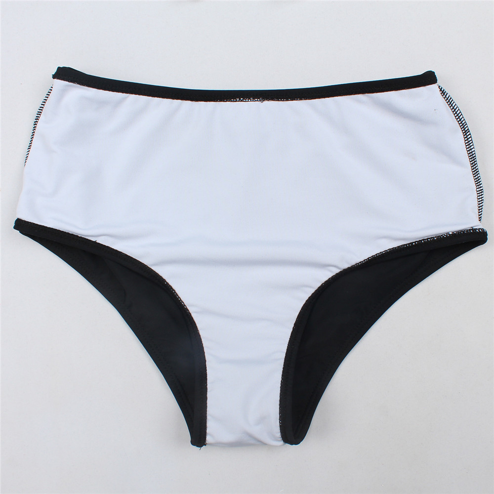 Swimsuit High Waist Women Bikini Bottoms Tankini Swimsuit Briefs Swim Shorts Mujer Elastic Coverage Swimwear Pant S-XL 210324