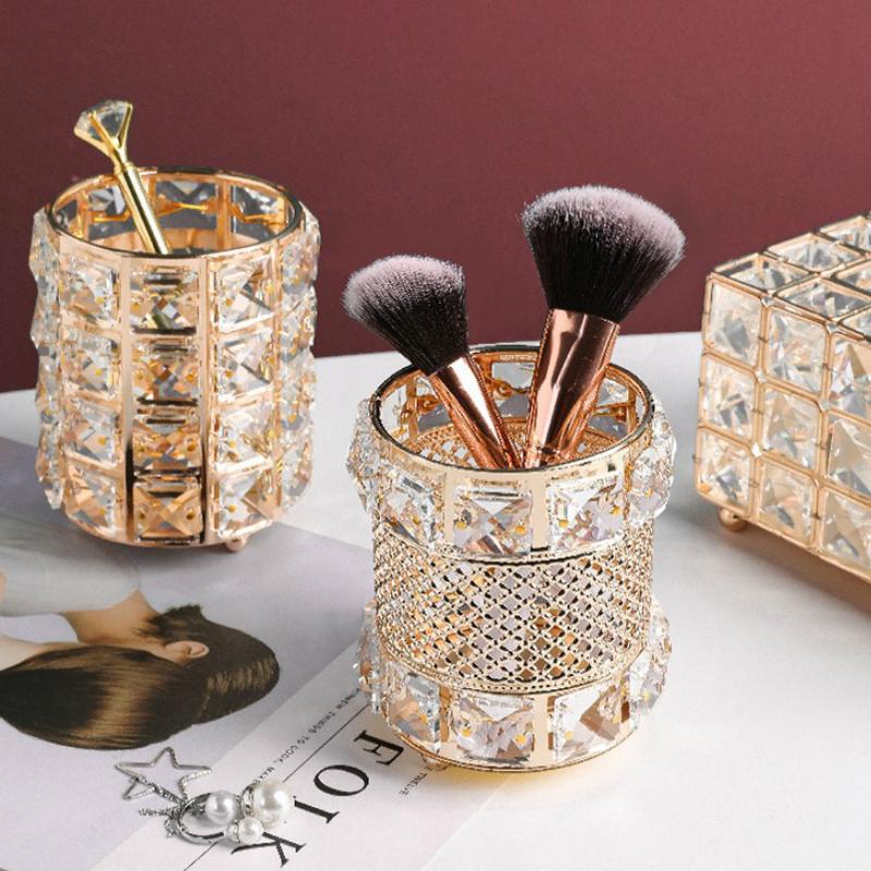 Bathroom Storage & Organization Crystal Makeup Brush Organizer For Cosmetics Manicure Tool Make Up Box Dressing Table Cosmetic Boxes Nail Ho
Bathroom Storage & Organization Crystal Makeup Brush Organizer For Cosmetics Manicure Tool Make Up Box Dressing Table Cosmetic Boxes Nail Ho