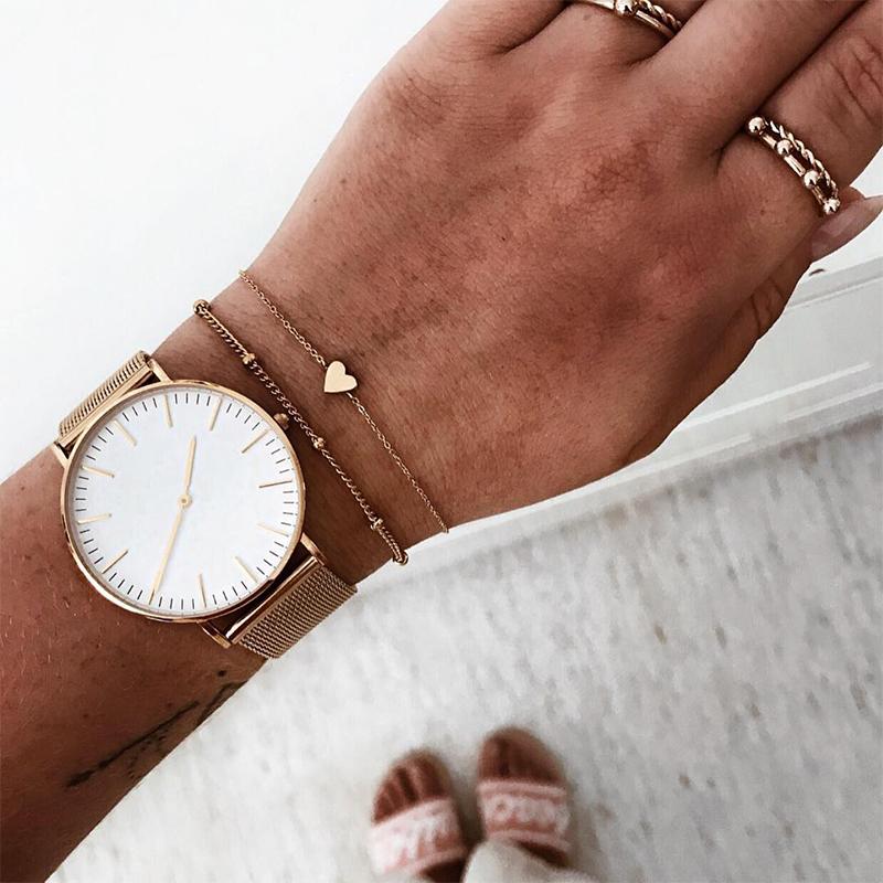 Link, Chain Exquisite Women Bracelets Set Peach Heart Beaded Gold Silver Bracelet Female Fashion Summer Apparel Jewelry Accessories
Link, Chain Exquisite Women Bracelets Set Peach Heart Beaded Gold Silver Bracelet Female Fashion Summer Apparel Jewelry Accessories