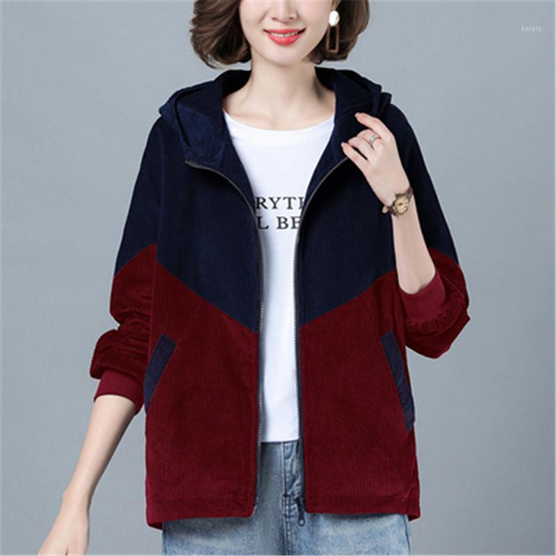 Women's Jackets Corduroy Short Hooded Jacket 2022 Spring And Autumn Korean Loose Versatile Color Matching Tops, Black;brown
Women's Jackets Corduroy Short Hooded Jacket 2022 Spring And Autumn Korean Loose Versatile Color Matching Tops, Black;brown