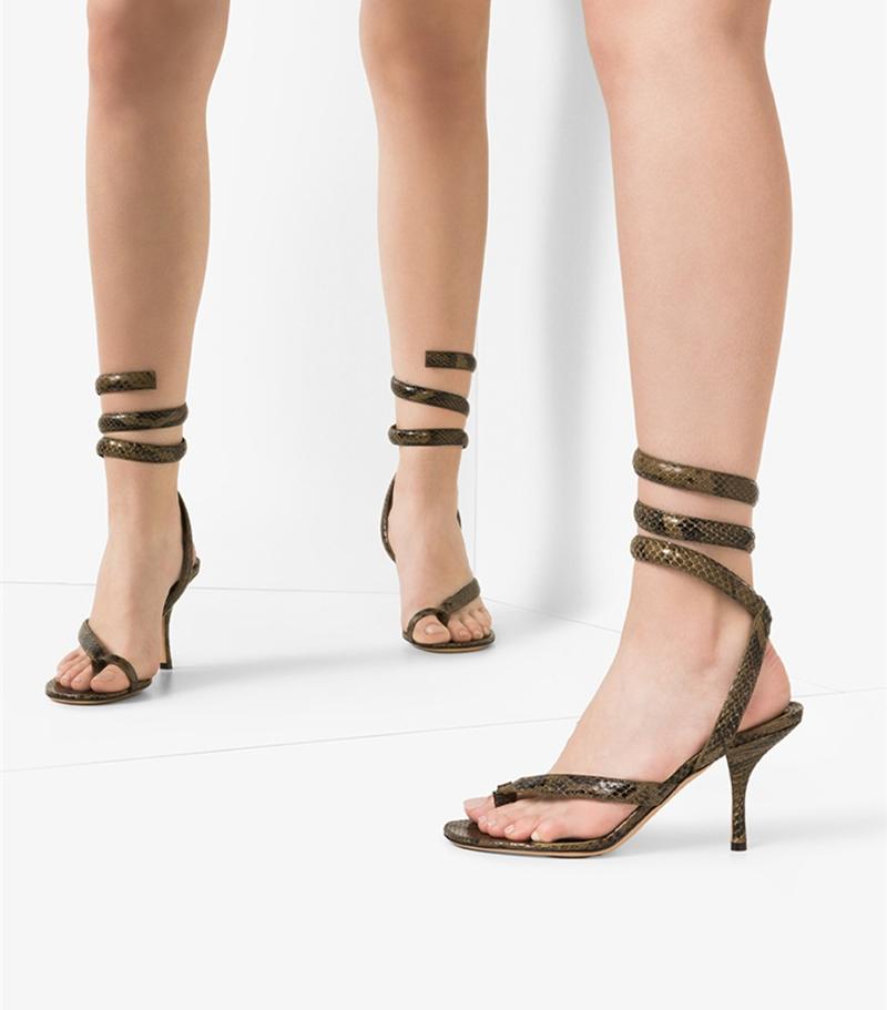 Runway Sandals Women 2021 Snake Pattern Summer Shoes Woman Pumps Cut-out Sandalias Mujer Ankle Strap High Heels Sillpers, As show
Runway Sandals Women 2021 Snake Pattern Summer Shoes Woman Pumps Cut-out Sandalias Mujer Ankle Strap High Heels Sillpers, As show