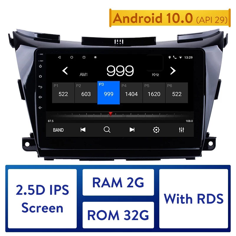 2DIN Android Car dvd Radio Multimedia Player GPS Navigation For 2015-Nissan Murano 2GB RAM 10.1inch HD Touchscreen FM