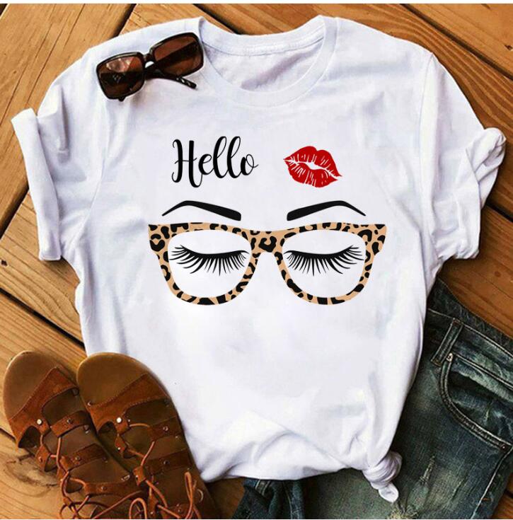 2021 T Shirt Women New Fashion T Shirt Female Cute Eye Lashes Print Tops 90s Ladies Short Sleeve Funny Tee Shirt Woman Casual Tshirt
2021 T Shirt Women New Fashion T Shirt Female Cute Eye Lashes Print Tops 90s Ladies Short Sleeve Funny Tee Shirt Woman Casual Tshirt