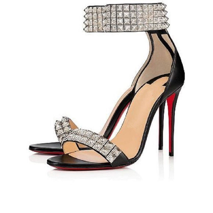 Summer shoes designer women Sandals open-toed dress shoe red bottom Ankle heel heels Crystal Spikes Diwali Sandal Transp Wedding Party
Summer shoes designer women Sandals open-toed dress shoe red bottom Ankle heel heels Crystal Spikes Diwali Sandal Transp Wedding Party