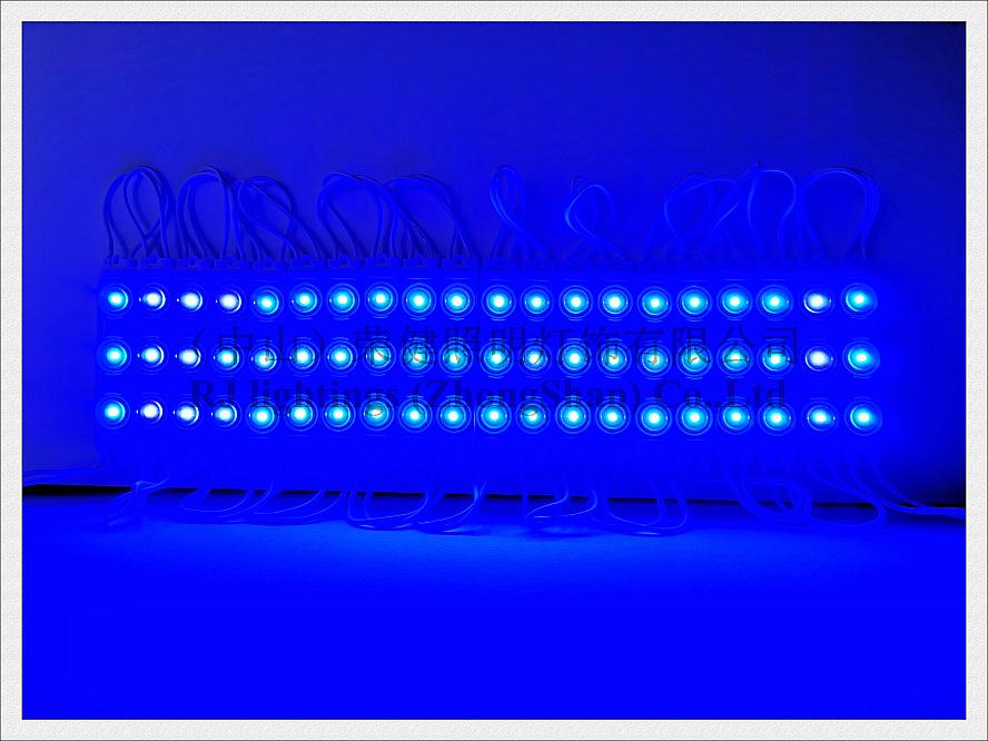 AC 110V 220V input injection LED module light 75mmX14mmX8mm SMD 2835 3 LED 1.8W IP65 waterproof