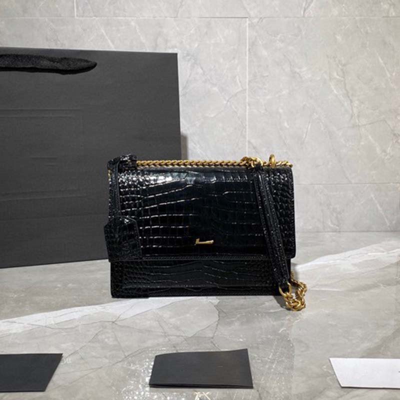 Woman Shoulder Bag Designer Wallet Chain Crocodile Grain Leather Handbag Dinner One Messenger Bags Fashionable High Quality, Freight compensation
Woman Shoulder Bag Designer Wallet Chain Crocodile Grain Leather Handbag Dinner One Messenger Bags Fashionable High Quality, Freight compensation