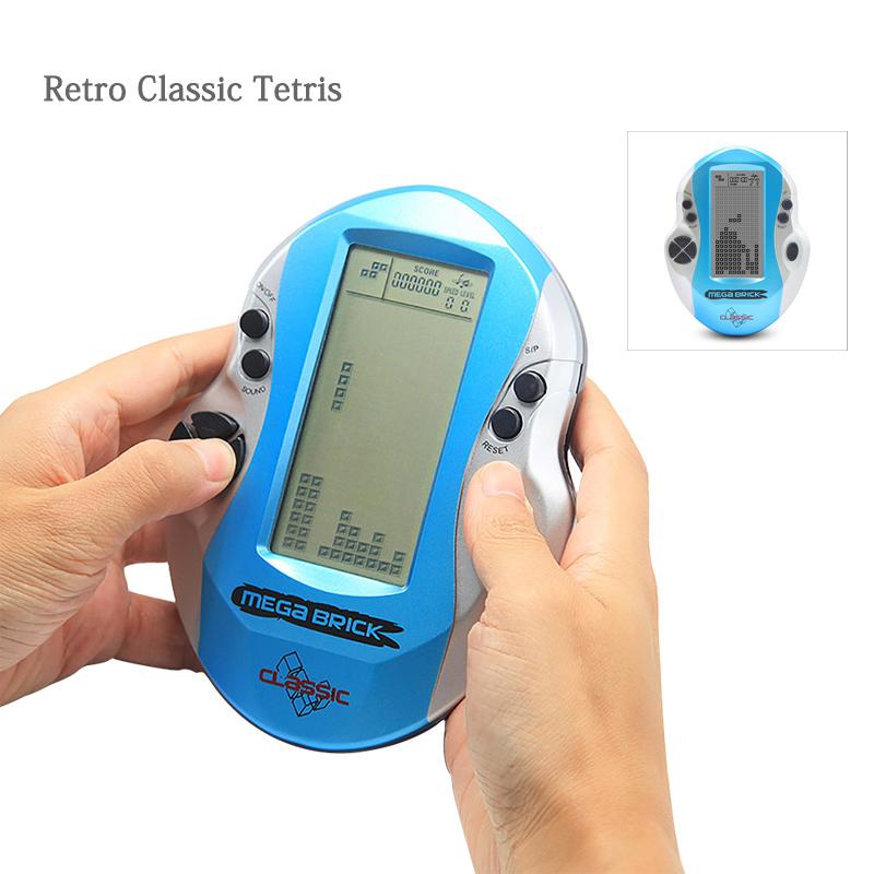 Portable Game Players Retro Classic Tetris Console Childhood Handheld 3.0 Inch LED Electronic Games Toys