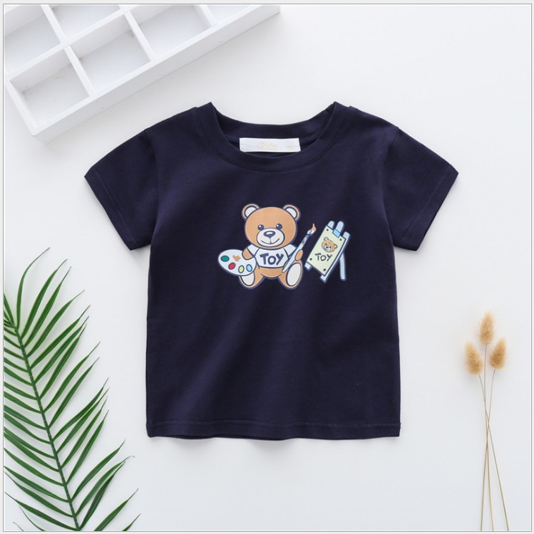 Baby Boys Girls T-shirts Cartoon Bear Summer Kids Short Sleeve T-shirt Cotton Children Casual Tops Tees Child Boy Shirt, White
Baby Boys Girls T-shirts Cartoon Bear Summer Kids Short Sleeve T-shirt Cotton Children Casual Tops Tees Child Boy Shirt, White