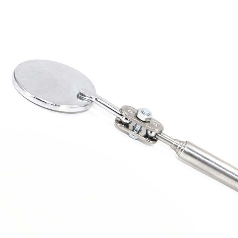 Telescoping Inspection Stainless Steel Extendable Mechanic Mirror with Long Handle Tool for Technicians Mechanics Contractors
