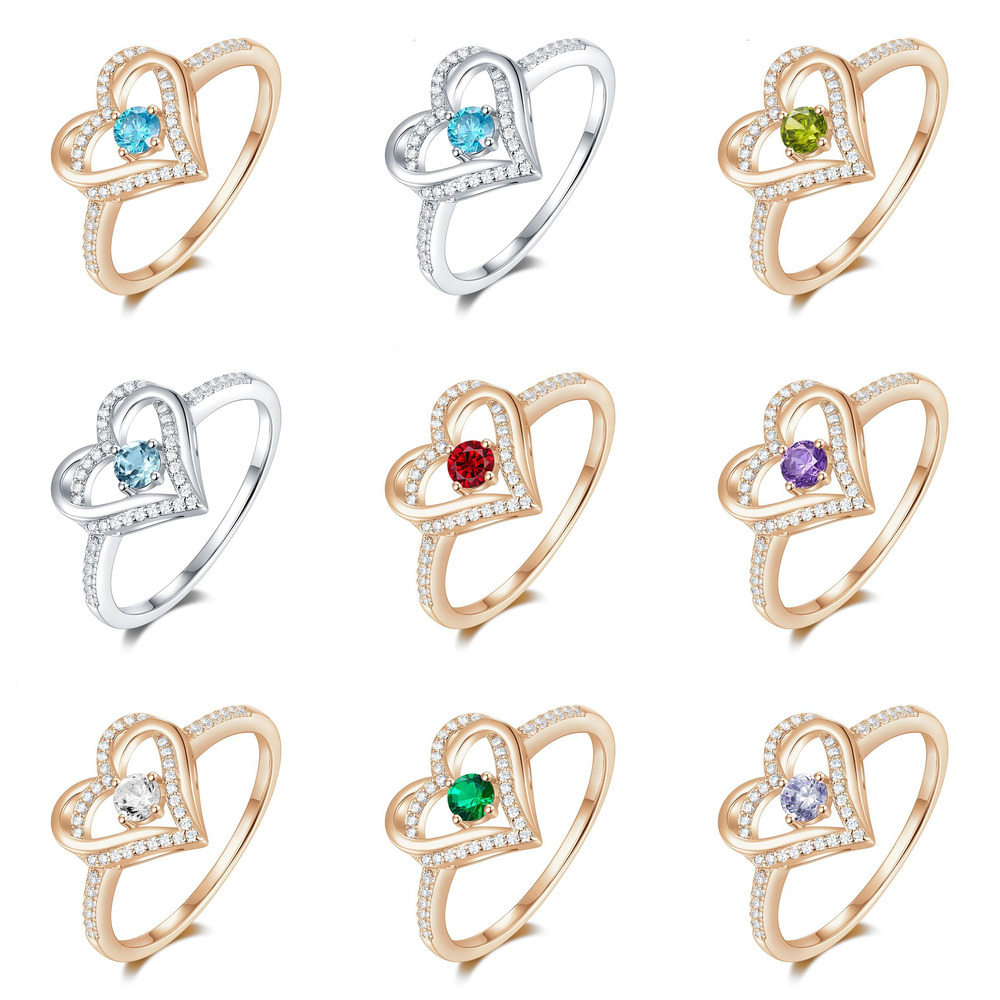 Heart Birthstone Rings For Women,925 Sterling Silver Womens Promise Engagement Jewelry Gifts For Mom Women Her
Heart Birthstone Rings For Women,925 Sterling Silver Womens Promise Engagement Jewelry Gifts For Mom Women Her