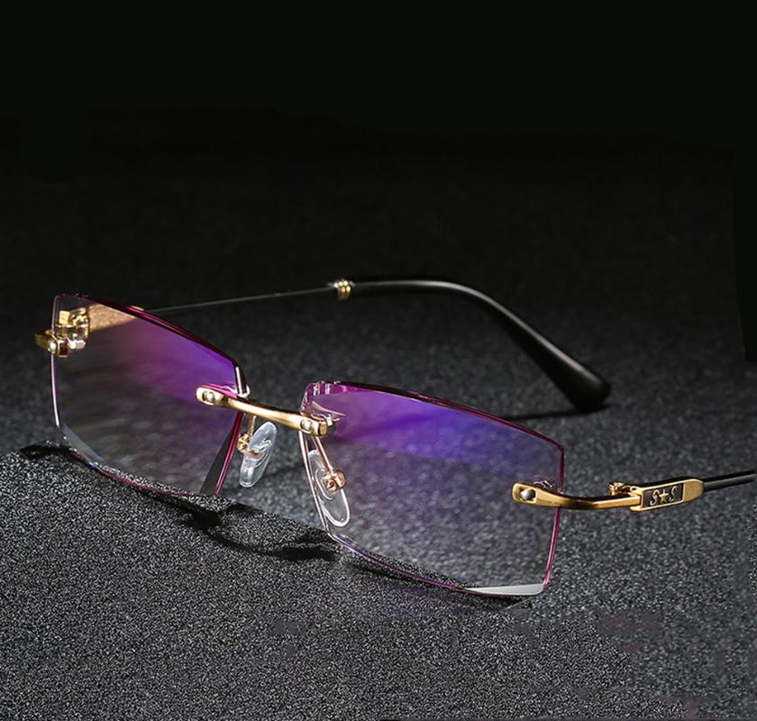 Luxury Diamond Cut Reading Glasses Women Rimless Gold Frame Delicate Design Fashion Anti-blu Anti Fatigue +1 +1.5 +2 +2.5 To +4 Sunglasses
Luxury Diamond Cut Reading Glasses Women Rimless Gold Frame Delicate Design Fashion Anti-blu Anti Fatigue +1 +1.5 +2 +2.5 To +4 Sunglasses