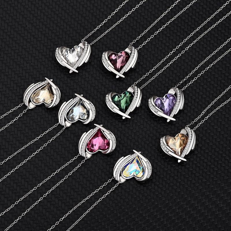 Chains S925 Sterling Silver Necklace Female Pink Angel Accessory Fashion Simple And Versatile Niche Creative Elements Crystal
Chains S925 Sterling Silver Necklace Female Pink Angel Accessory Fashion Simple And Versatile Niche Creative Elements Crystal