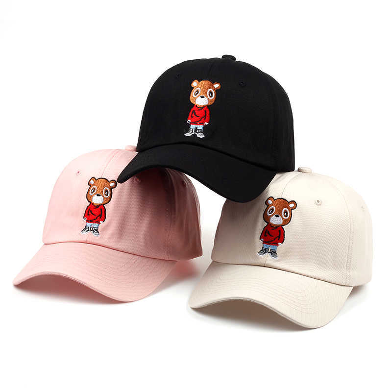 New Lovely Bear Baseball Cap Fashion Summer Dad Hat Kanye West Men Women Snapback Unisex Exclusive Release Hip Hop Hot Style X0726, Blue;gray
New Lovely Bear Baseball Cap Fashion Summer Dad Hat Kanye West Men Women Snapback Unisex Exclusive Release Hip Hop Hot Style X0726, Blue;gray