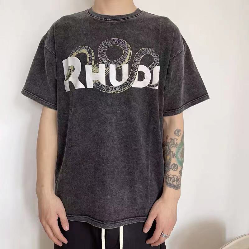 Men's T-Shirts 2021 rhude vinage washing shir make old snake impression of he women casual men 1:1 high qualiy coon shirs
Men's T-Shirts 2021 rhude vinage washing shir make old snake impression of he women casual men 1:1 high qualiy coon shirs