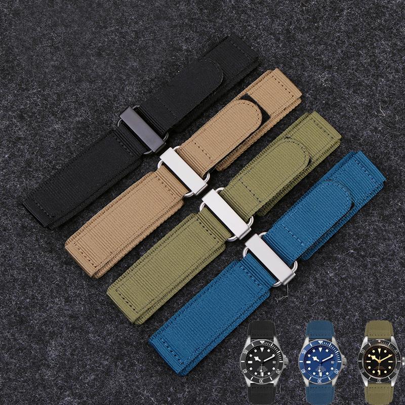Watch Bands Hook-and-loop Fastener Nylon Strap 22mm 24mm Sport Watchband Nato Magic Sticker Stainless Steel Buckle
Watch Bands Hook-and-loop Fastener Nylon Strap 22mm 24mm Sport Watchband Nato Magic Sticker Stainless Steel Buckle