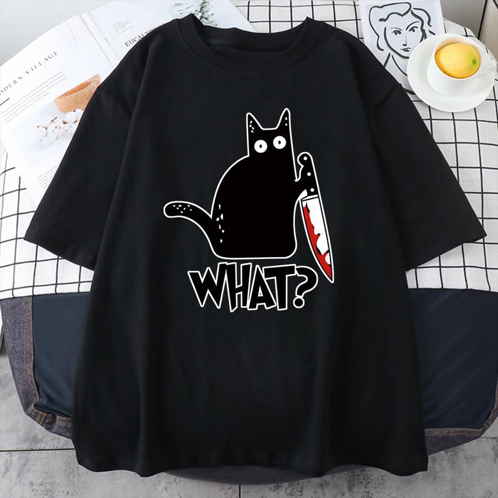 killer black cat what mens surprised funny printing clothes fashion s xxxl male tshirts oversized casual men, White;black
killer black cat what mens surprised funny printing clothes fashion s xxxl male tshirts oversized casual men, White;black
