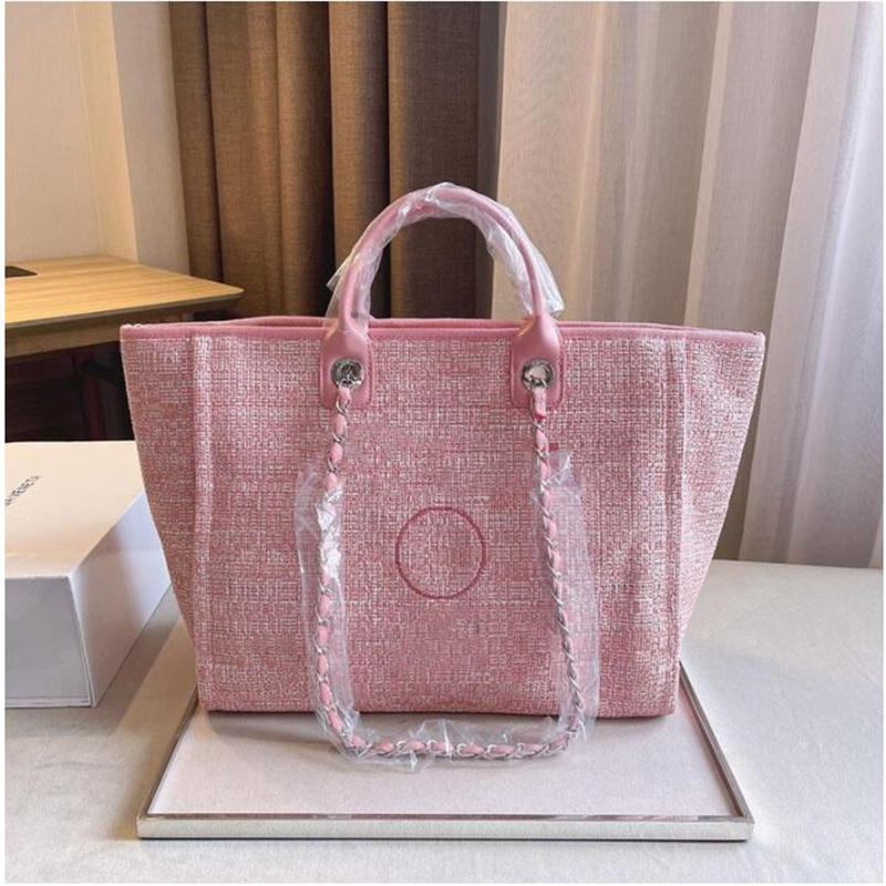 2021Ss Summer Classic C Brand Tote Beach Bags Canva Deauville Chain Top Handle Large Capacity Pochette 4 Color Beige Cartable Womens Two-tone Luggage zhuanqian2hao, White
2021Ss Summer Classic C Brand Tote Beach Bags Canva Deauville Chain Top Handle Large Capacity Pochette 4 Color Beige Cartable Womens Two-tone Luggage zhuanqian2hao, White